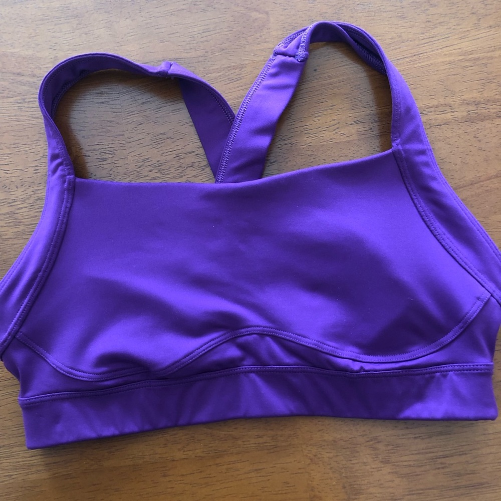 Old navy support bra, purple.
